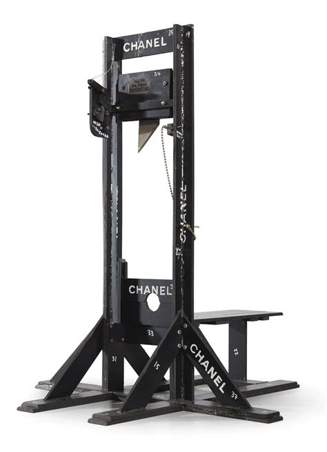 chanel smart guillotine|proof of guillotines in america.